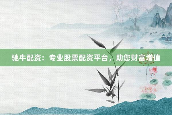 驰牛配资：专业股票配资平台，助您财富增值