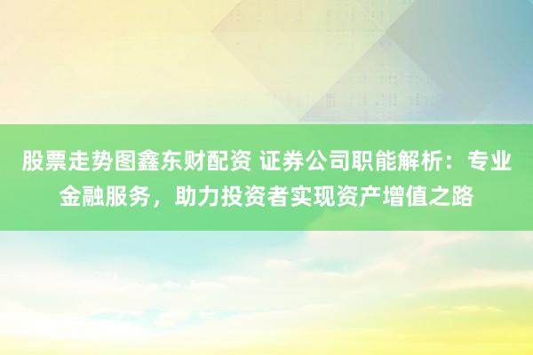 股票走势图鑫东财配资 证券公司职能解析：专业金融服务，助力投资者实现资产增值之路